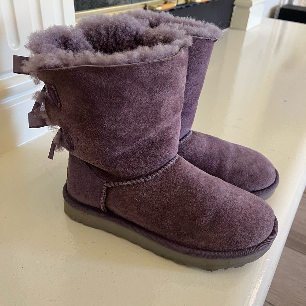 Bailey Bows Purple Uggs
